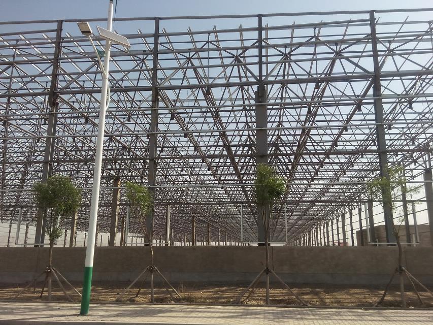 鄂州汽车工业厂房网架