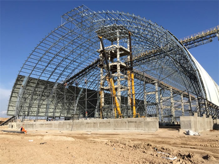 鄂州煤机油桶翘工程网架